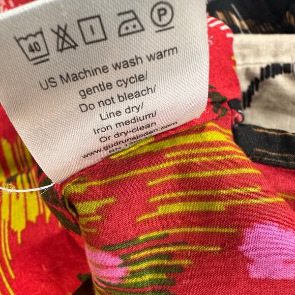 Gudrun Sjödén Organic Cotton Kimono Jacket Black Cream L/XL - Picture 6 of 6